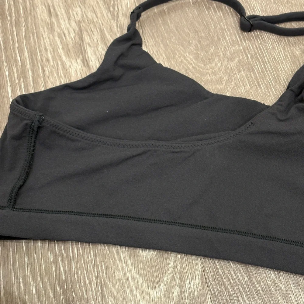 SKIMS Fits Everybody Scoop Bralette Onyx Black XL Adjustable Straps Pullover - Picture 9 of 10